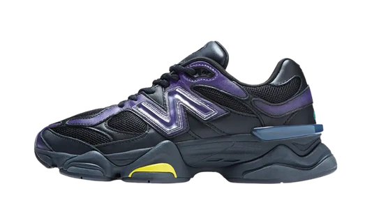 New Balance 9060 Mowalola Burglarwear Black Purple Yellow - MTHOR SHOP