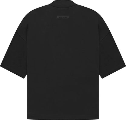 Fear of God Essentials Arch Logo Mock Neck T-shirt Jet Black