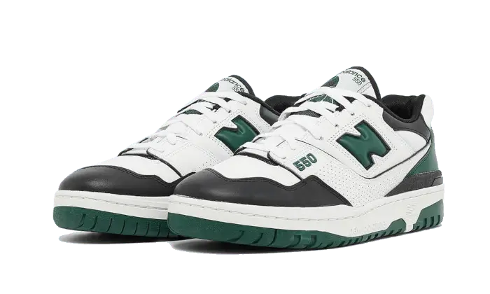 New Balance 550 White Green Black - BB550LE1