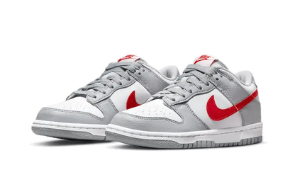 Dunk Low White Grey Red