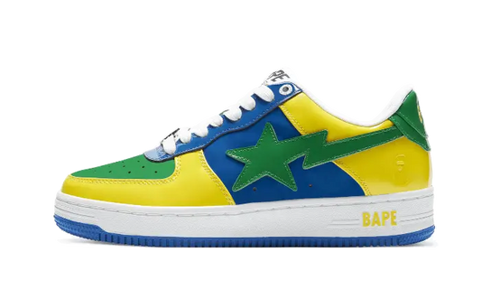 A Bathing Ape Bape Sta Low Blue Yellow