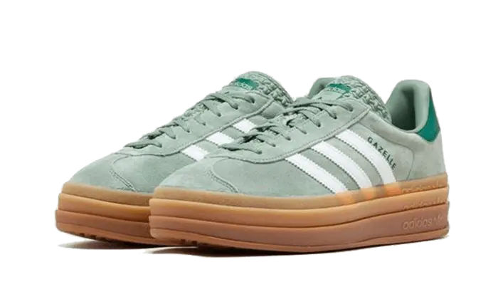 Adidas Gazelle Bold Silver Green