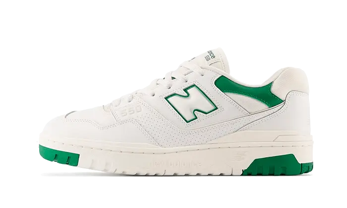 New Balance 550 White Classic Green