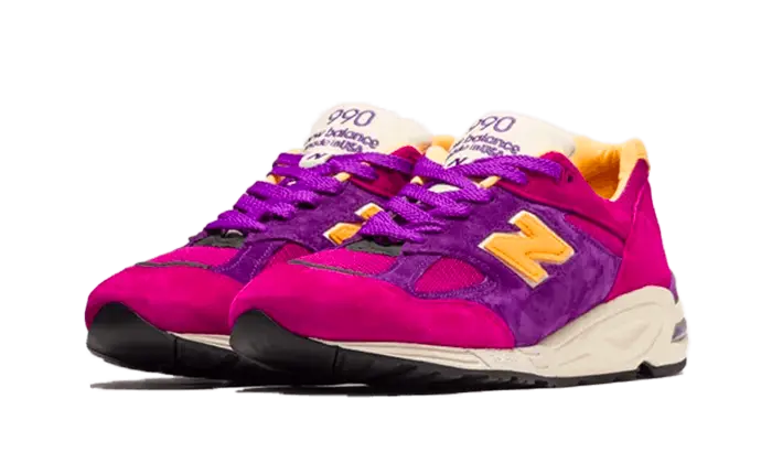 New Balance 990v2 MiUSA Teddy Santis Purple Yellow