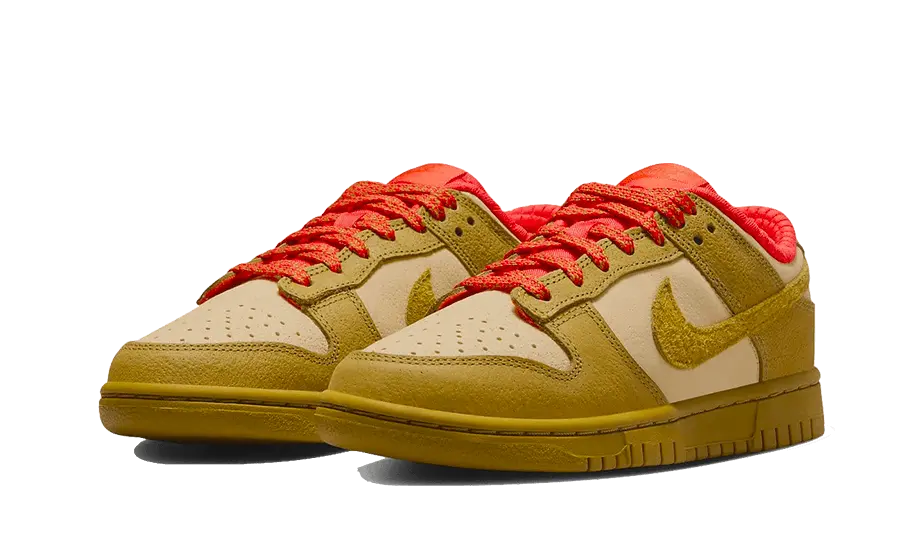 Nike Dunk Low Bronzine Sesame Picante Red