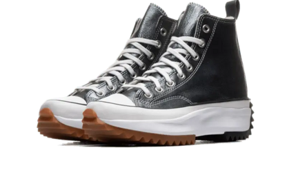 Converse Run Star Hike Hi Metallic Black - 169241C 