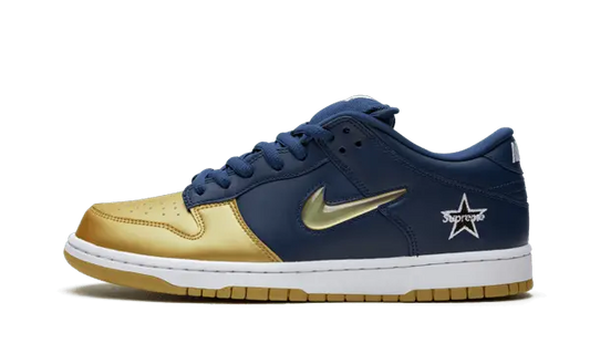 Nike SB Dunk Low Supreme Jewel Swoosh Gold - CK3480-700